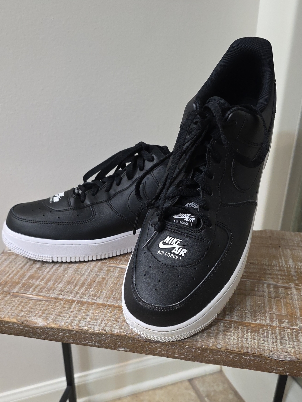 Nike Air Force 1 Low Men's Sneakers - Black/White
